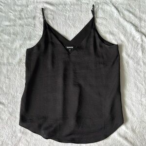 Express | Black Spaghetti Strap Top Double Lined Women’s Blouse